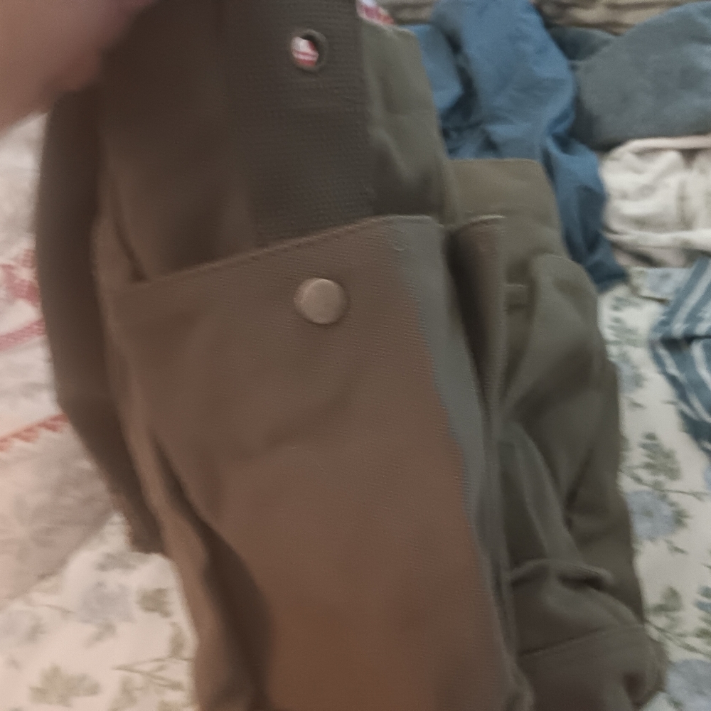 Military grade canvas. Laptop/book bag.